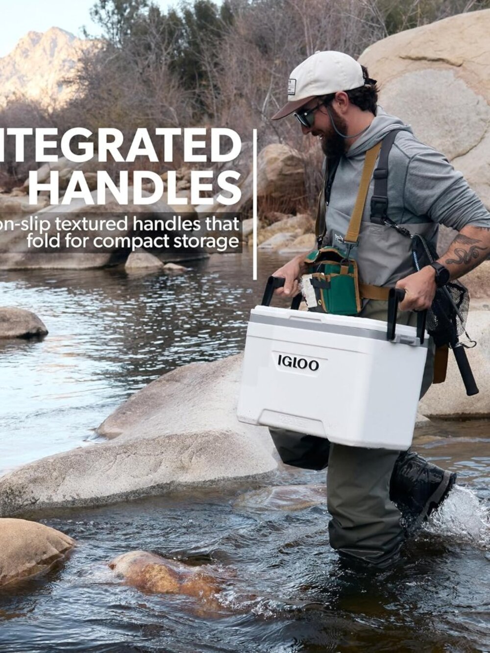 Marine Cooler | Insulated Hard Shell Ice Chest |Great for Fishing, Camping, Boat - Picture 6 of 11